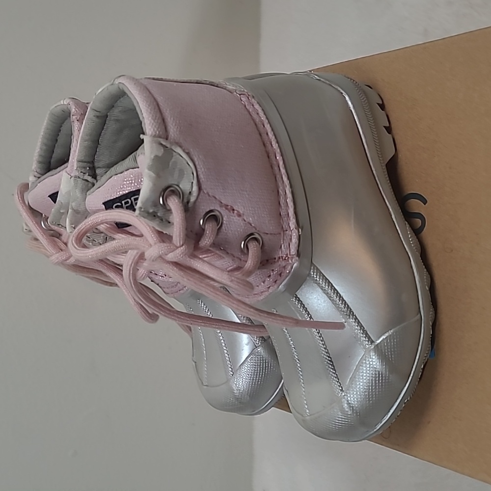 Sperry Port Boot Pink Camo - Picture 3 of 9